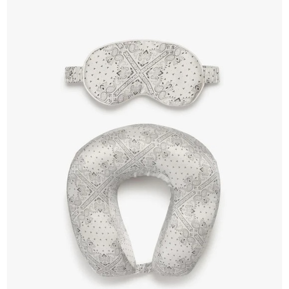 Calpak Bags New With Case Calpak Neck Pillow And Eye Mask In Clear